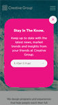 Mobile Screenshot of creativegroupinc.com